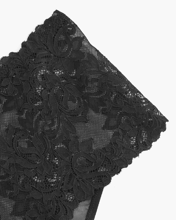 Black Hot Pant - Carmela High Rise Cheeky Brief