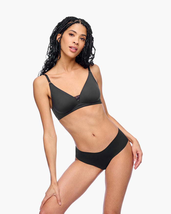 Black Bikini - Free Cut Micro High Waisted Bikini