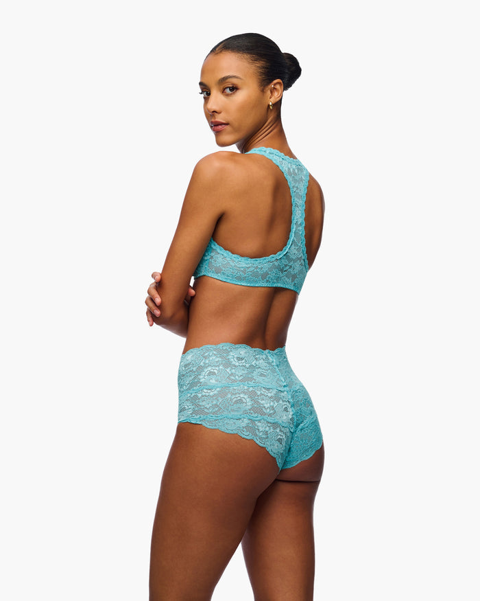 Blue Bikini - Never Say Never High Waisted Bikini