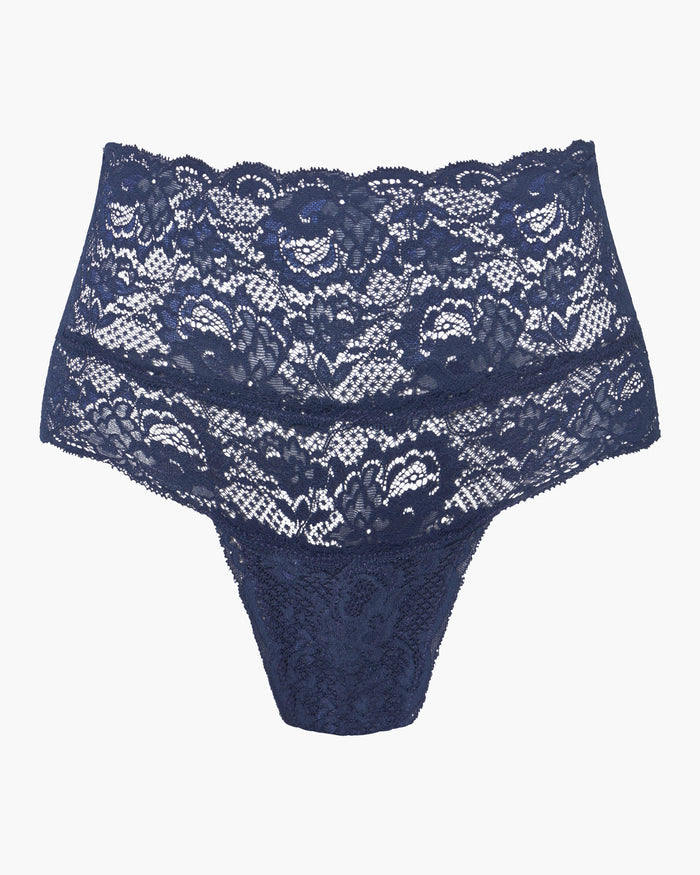 Blue Bikini - Never Say Never High Waisted Bikini