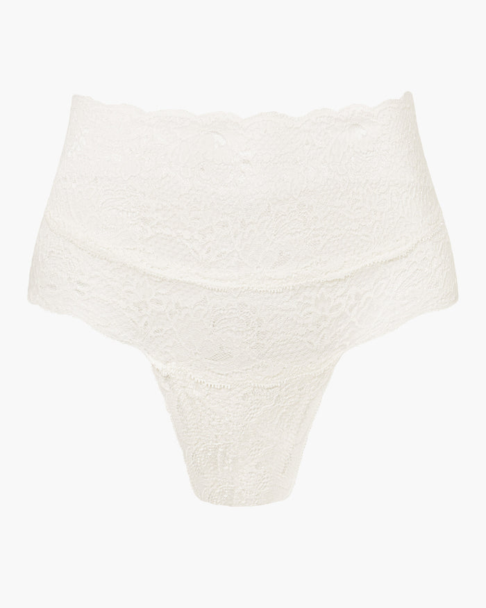 White Bikini - Never Say Never High Waisted Bikini