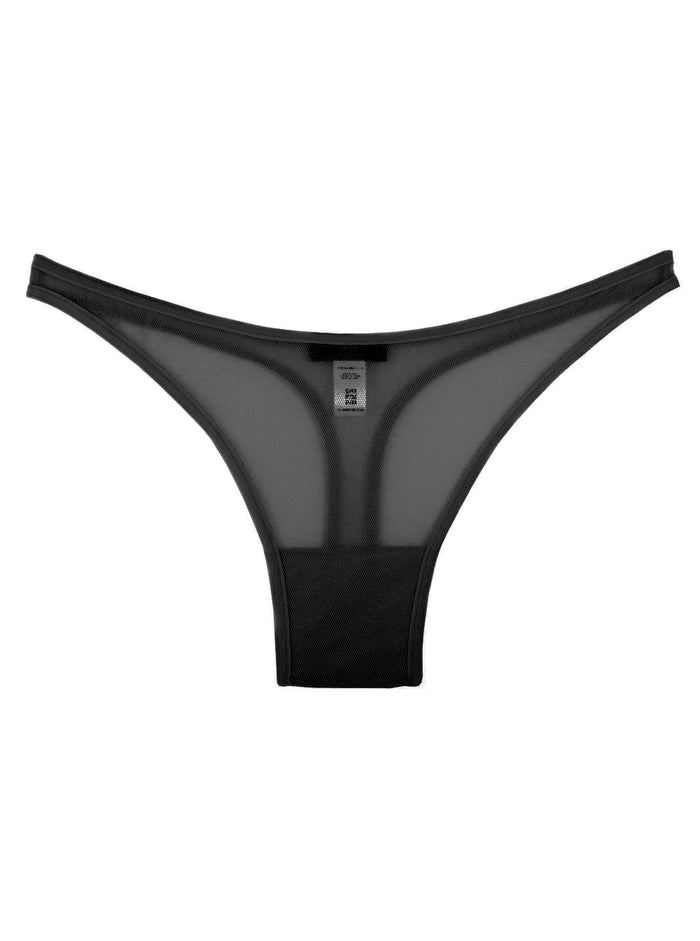 Black Thong - Soire High Waisted Thong