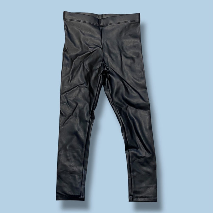 h&M faux leather pant 4/5y