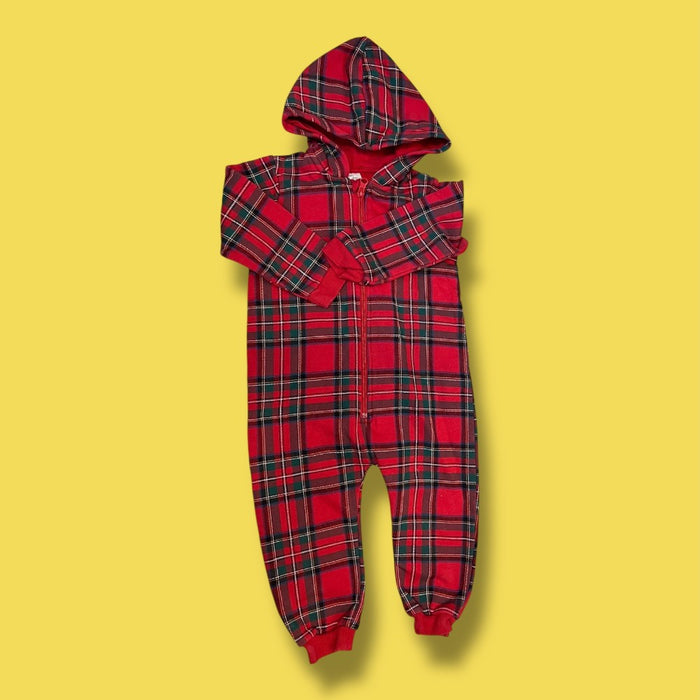 H&M Plaid Romper 18-24m