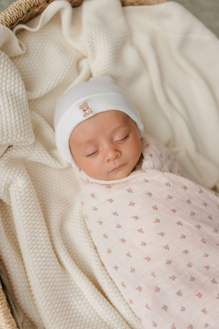 Hospital Hats – Bear and Rocking Horse - Pink