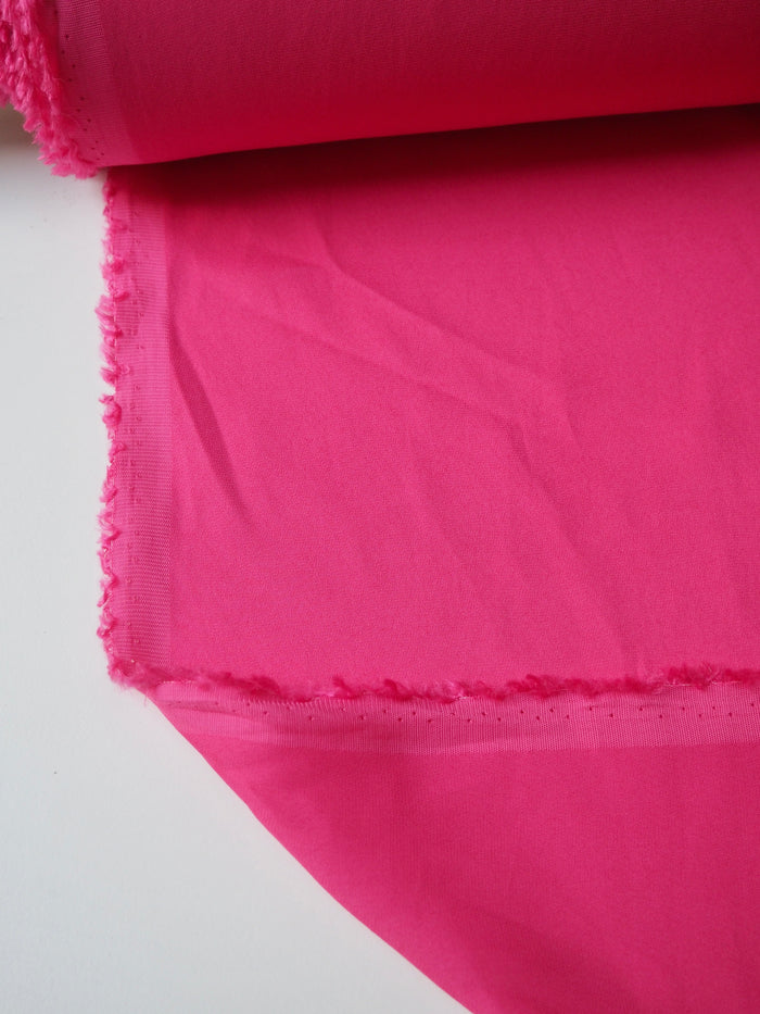 Hot Pink Viscose Crepe