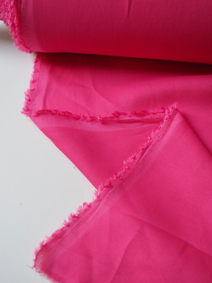 Hot Pink Viscose Crepe