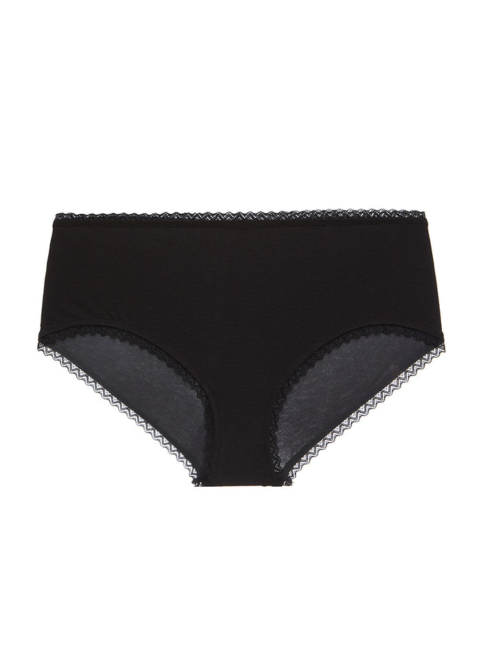Black Hot Pant, Soft Cotton Hotpant