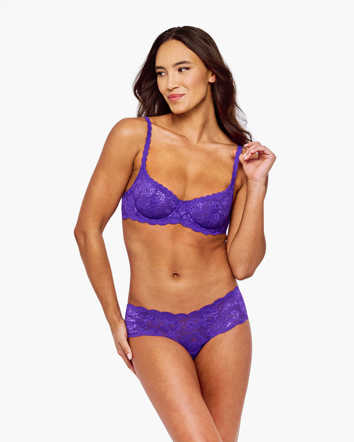 Púrpura Culottes - Never Say Never Hottie - Culote De Tiro Bajo