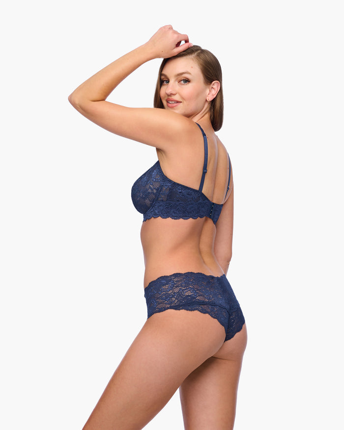 Blue Hot Pant - Never Say Never Hottie Low Rise Boyshort