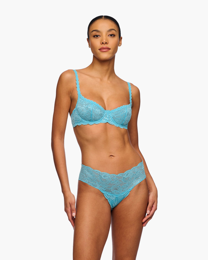 Blue Hot Pant - Never Say Never Hottie Low Rise Boyshort