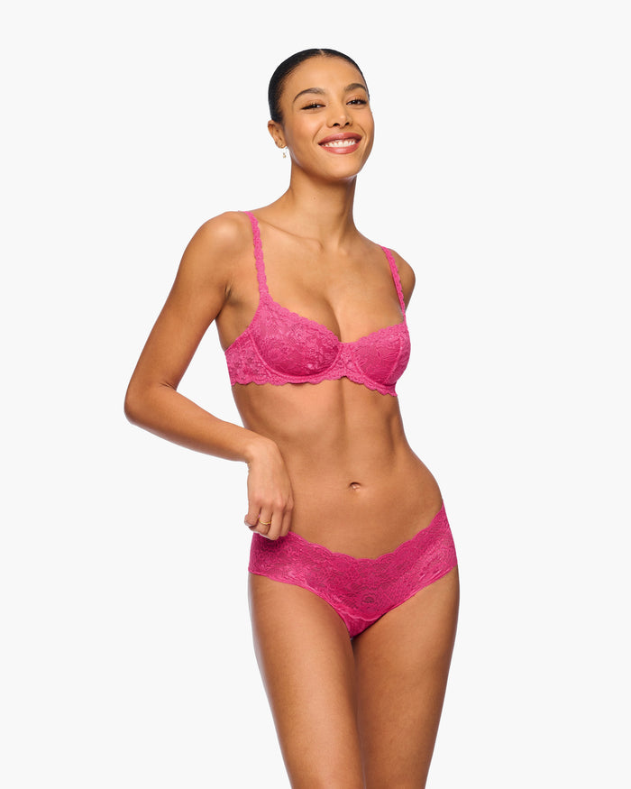 Pink Hot Pant - Never Say Never Hottie Low Rise Boyshort