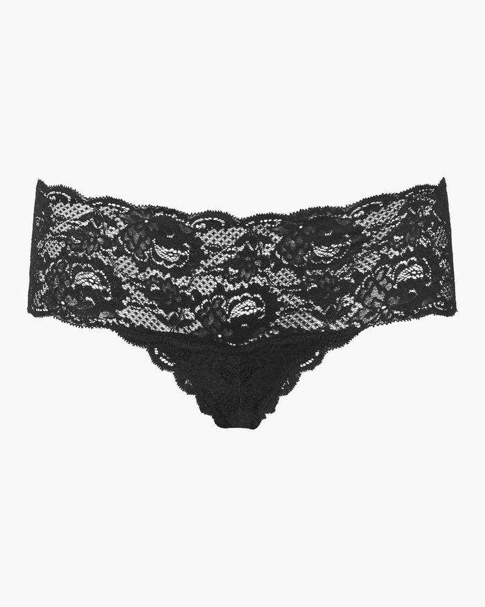 Black Hot Pant - Never Say Never Hottie Low Rise Boyshort