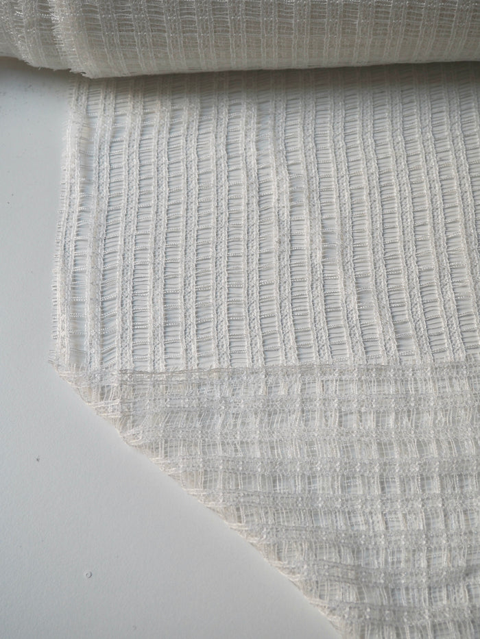 Ivory Delilah Stripe French Lace