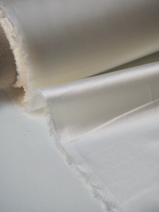 Ivory Viscose/Acetate Satin Lining