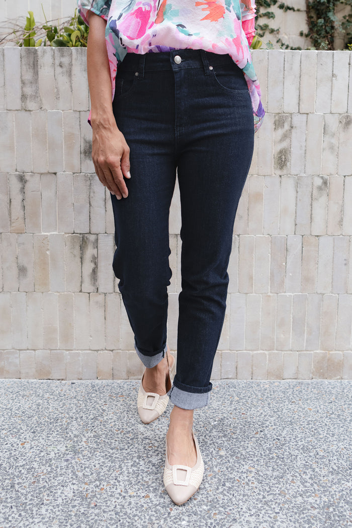 James Dark Blue Denim Stretch Jeans,Lifestyle