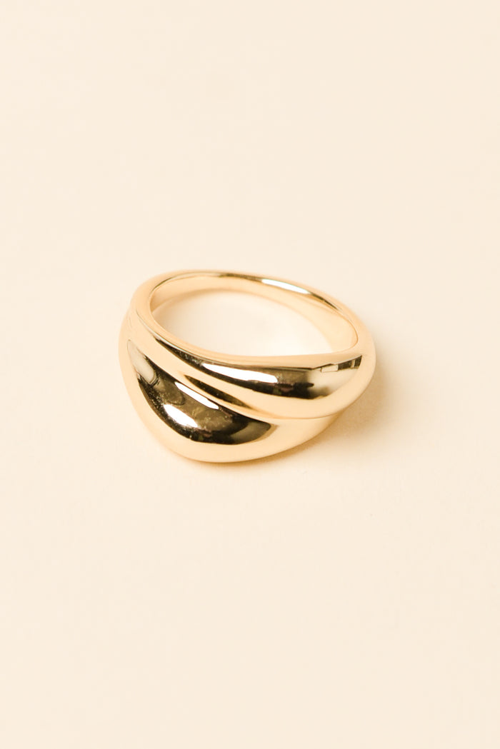 Jem Gold Double Band Ring
