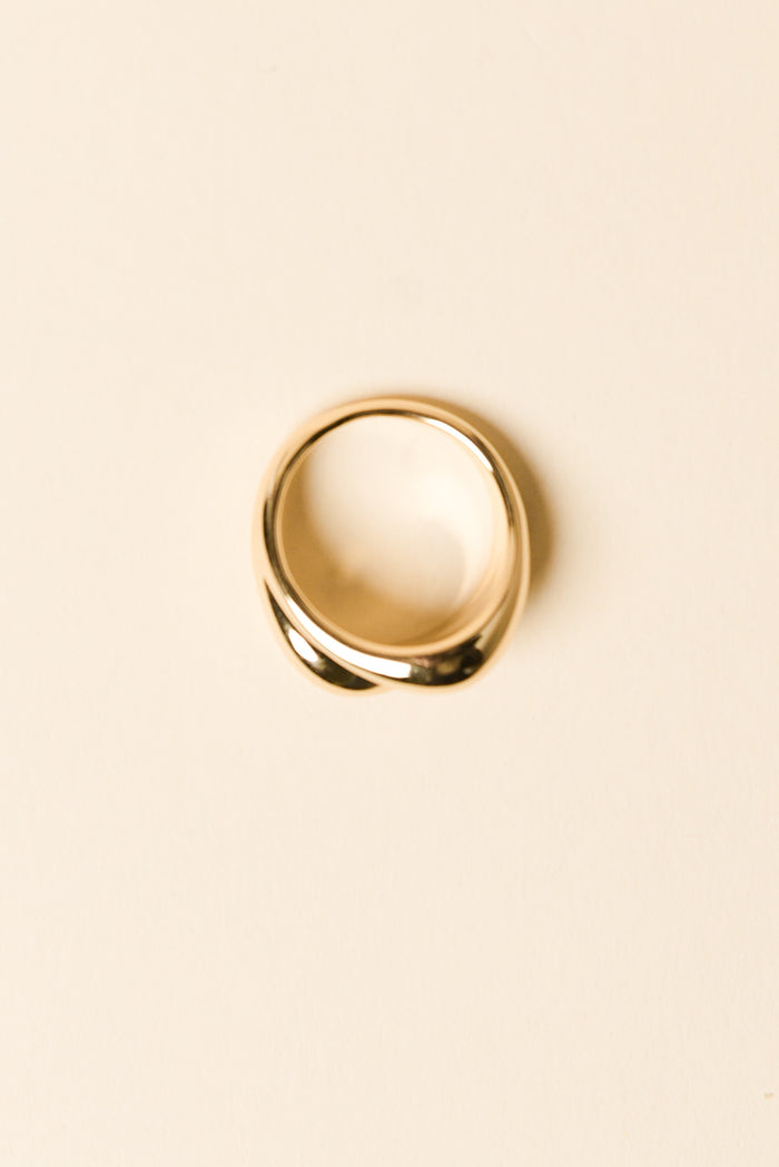 Jem Gold Double Band Ring