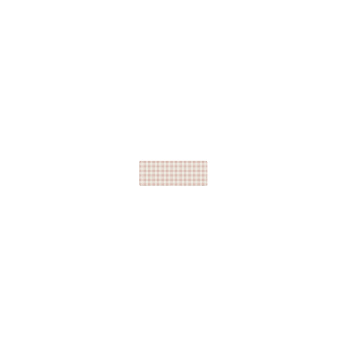 Jersey Cotton Owl Gingham Collection – Sweatband – Blush