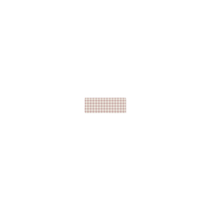 Jersey Cotton Owl Gingham Collection – Sweatband – Mauve