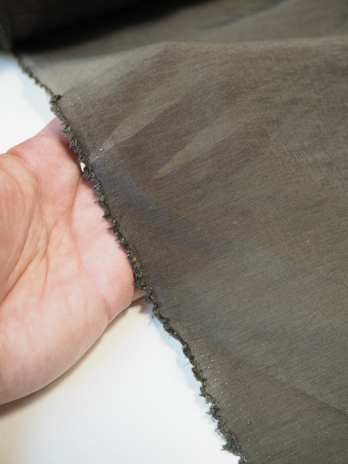Khaki Green Cotton/Poly Lining