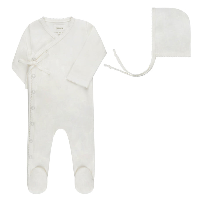 Kimono Collection - Footie + Bonnet