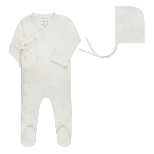 Kimono Collection - Footie + Bonnet