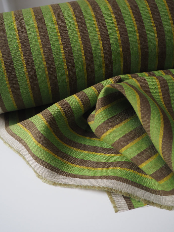 Kiwi Stripe Linen