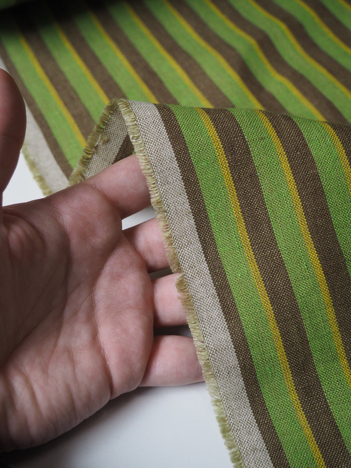 Kiwi Stripe Linen