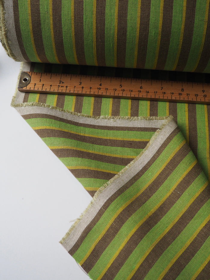 Kiwi Stripe Linen