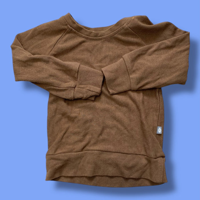 kyte pullover brown 6-12m