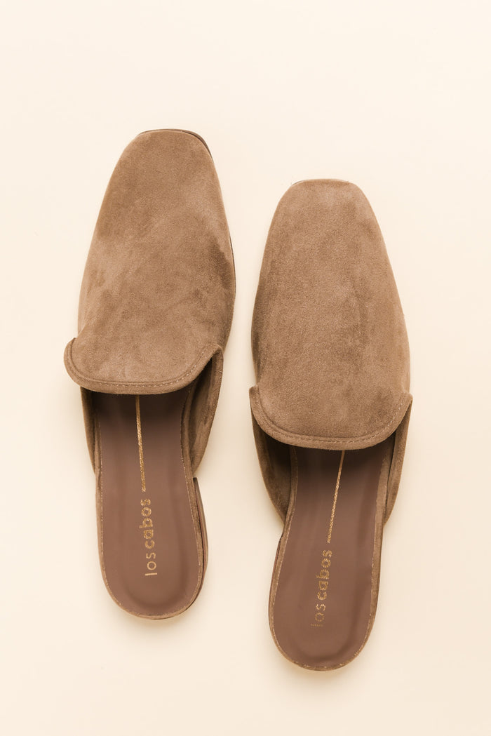 Landi Tan Suede Mule