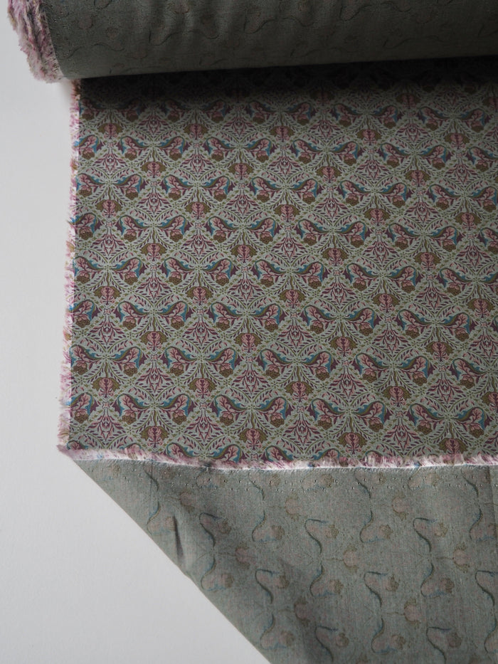 Liberty Green Bloom Cotton Chambray