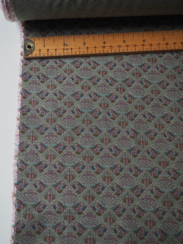 Liberty Green Bloom Cotton Chambray