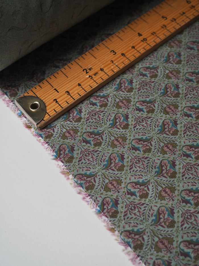 Liberty Green Bloom Cotton Chambray
