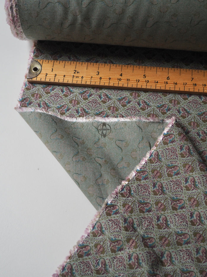Liberty Green Bloom Cotton Chambray