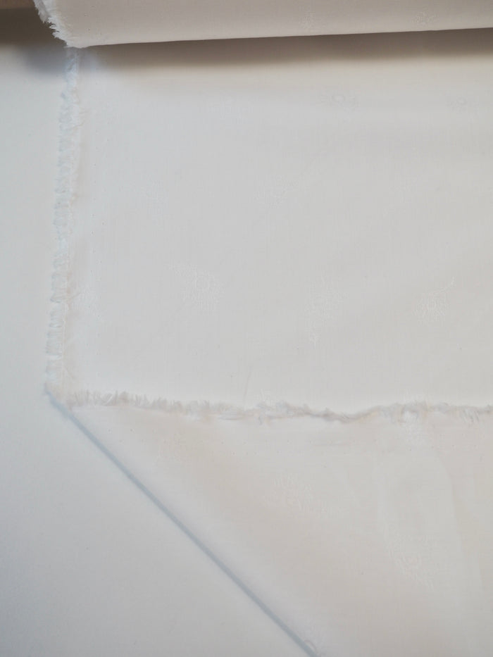 Liberty White Athena Cotton Jacquard