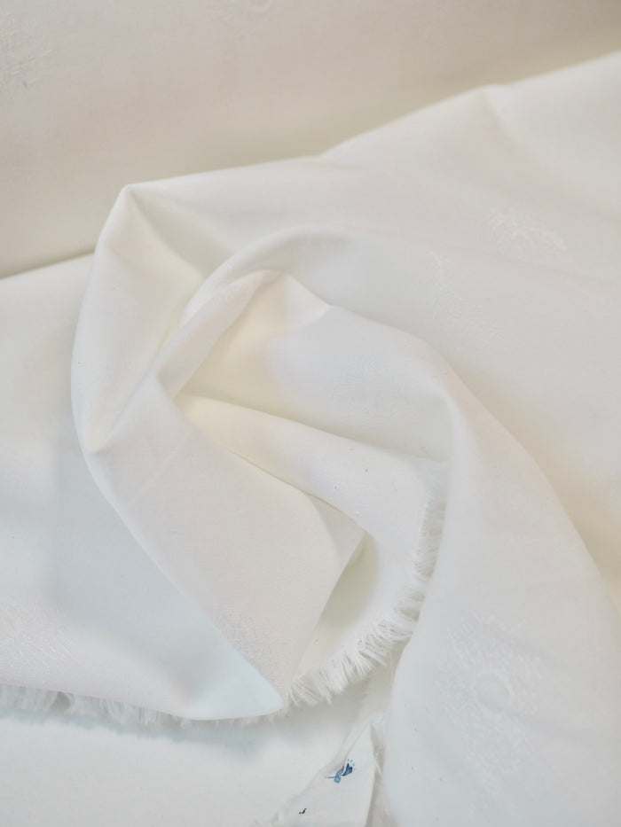 Liberty White Athena Cotton Jacquard