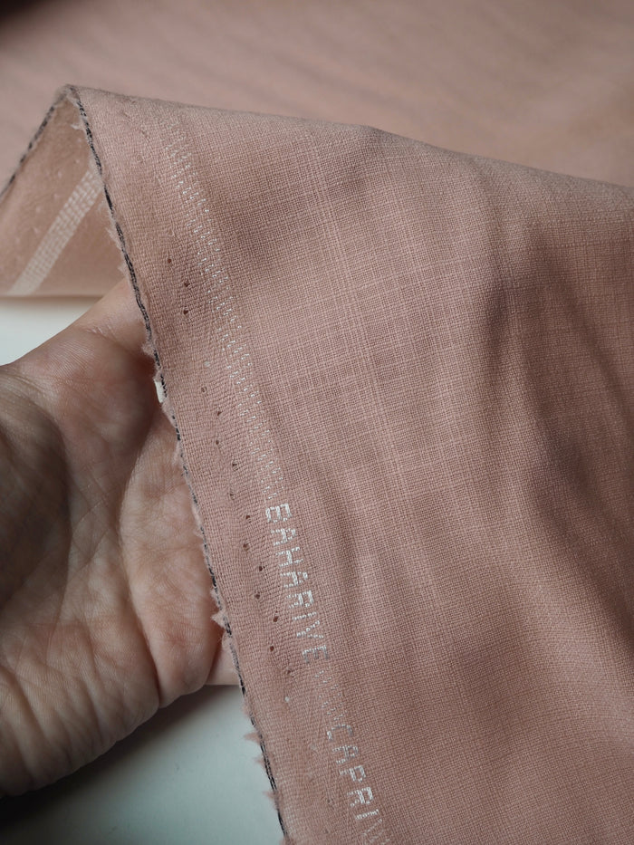 Light Pink Lightweight Wool Suiting