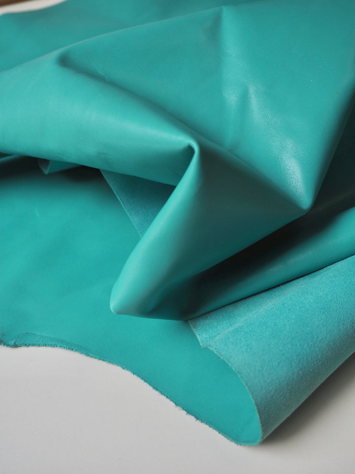 Light Turquoise Smooth Calfskin