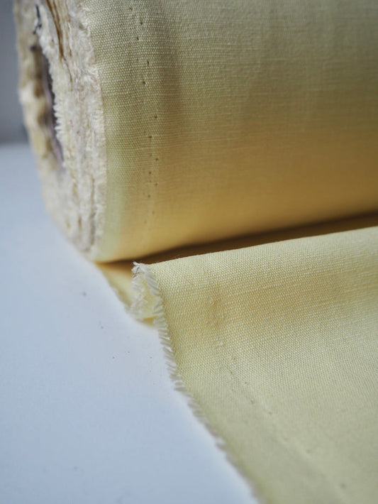 Light Yellow Cotton Canvas