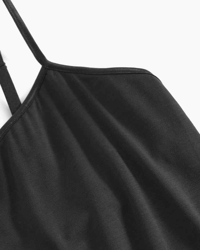 Black Camisole - Talco Long Camisole