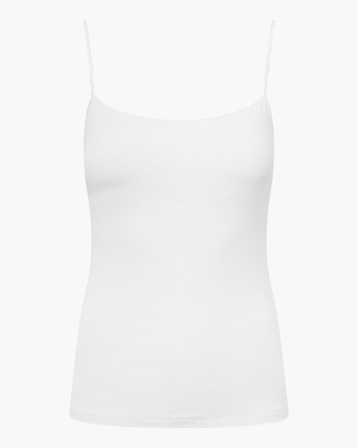 White Camisole - Talco Long Camisole