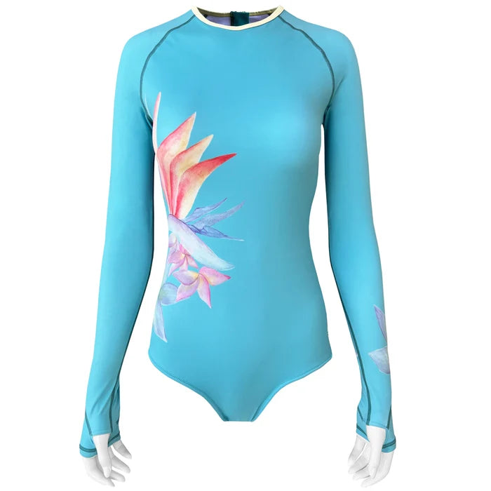 Long Sleeve Swimsuit for Women UPF 50+ | Art - Lotus