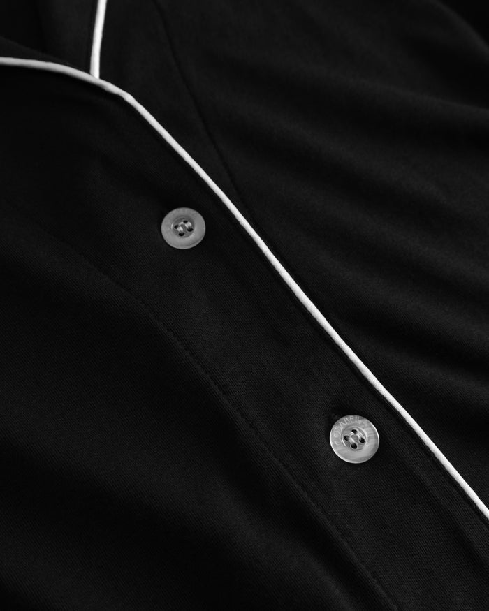 Black Set - Pima Lusso Long Sleeve Top & Pant Set