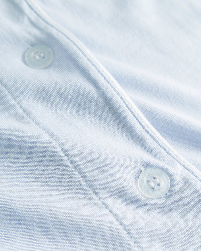 Blue Set - Pima Lusso Long Sleeve Top & Pant Set