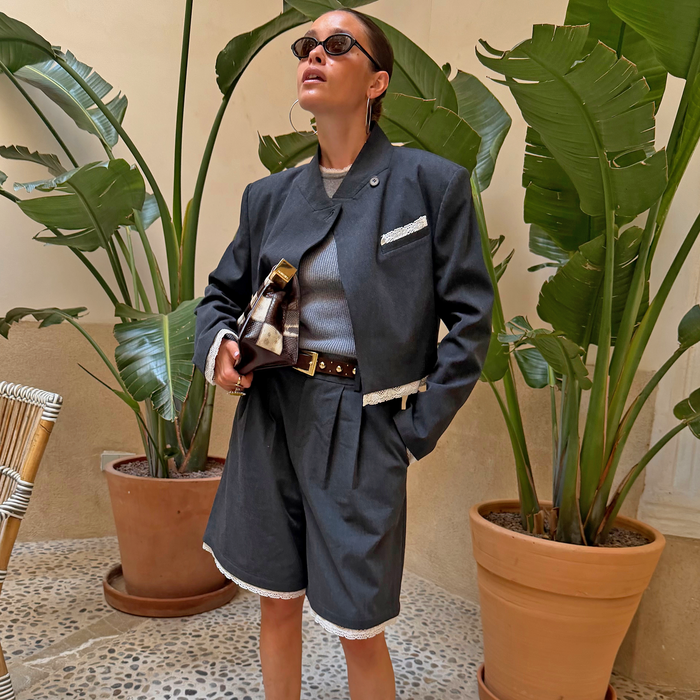 Long Tailored Shorts