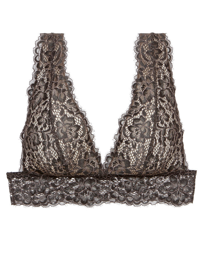Gray Bralette, Pret A Porter Longline Bralette