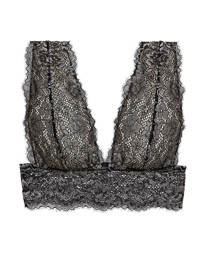 Gray Bralette, Pret A Porter Longline Bralette