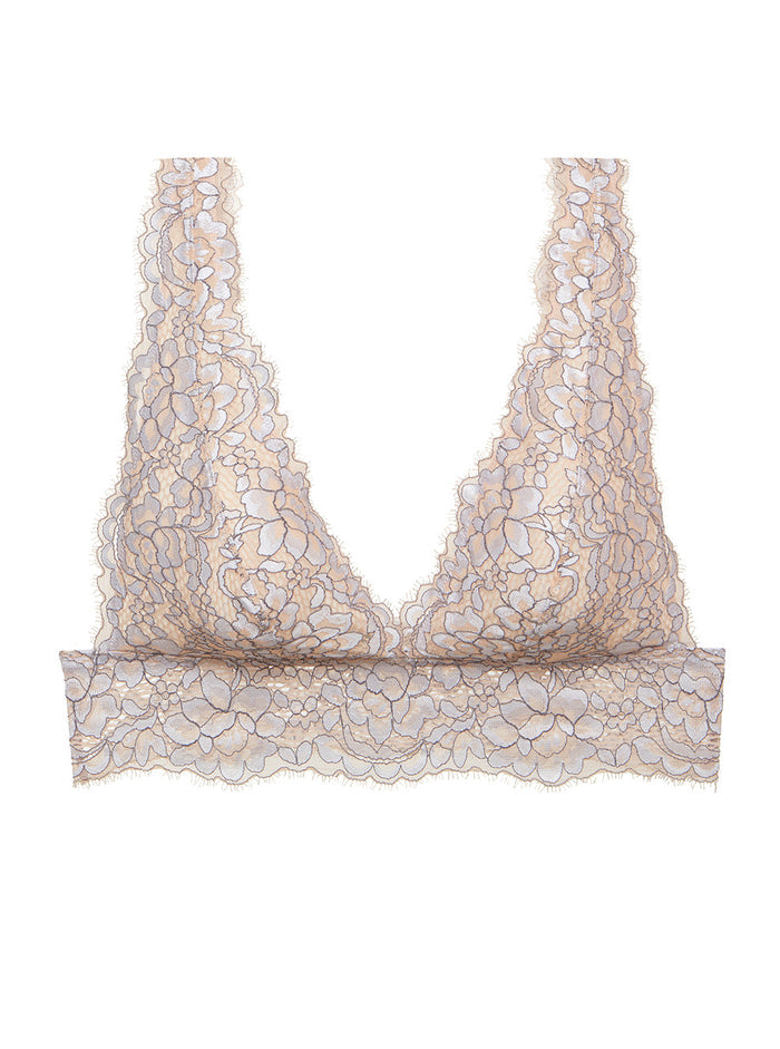 Purple Bralette, Pret A Porter Longline Bralette